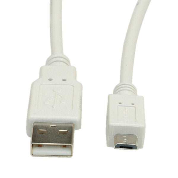 EAN 7611990193875 - VALUE 11.99.8754 cable USB USB 2.0 0,8 m USB A Micro-USB B Blanco imagen 1