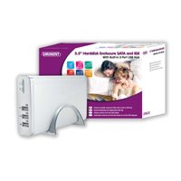 EAN 8054392610981 - Eminent Portable 3.5" Harddisk Enclosure SATA and IDE Gris USB con suministro de corriente imagen 1
