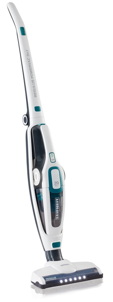 EAN 4006501119254 - Leifheit PowerVac 2in1 Aspiradora escoba 2 en 1 Batería Secar Ciclónico Sin bolsa Negro, Azul, Blanco imagen 1