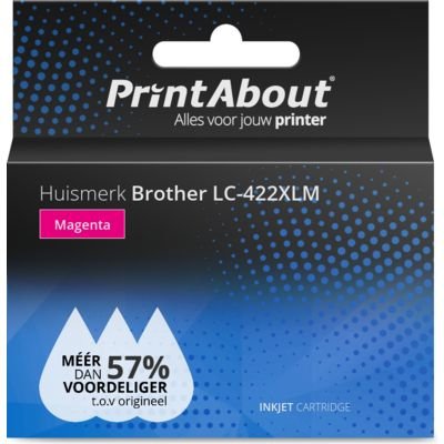 EAN 0616985792283 - PrintAbout LC-422XLM cartucho de tinta Compatible Alto rendimiento (XL) Magenta imagen 1