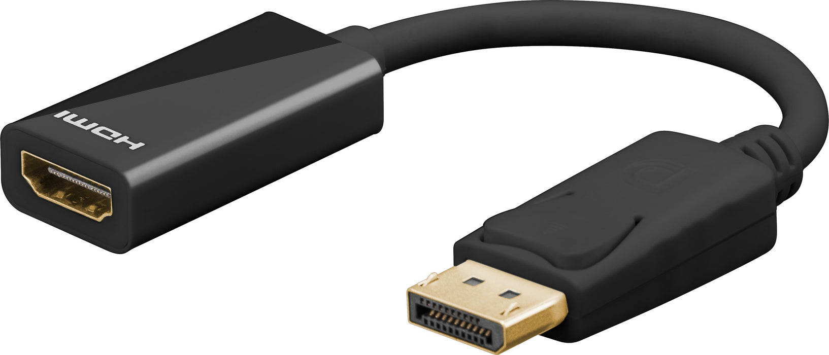 EAN 4040849678813 - Goobay DisplayPort/HDMI 0,1 m HDMI tipo A (Estándar) Negro imagen 1