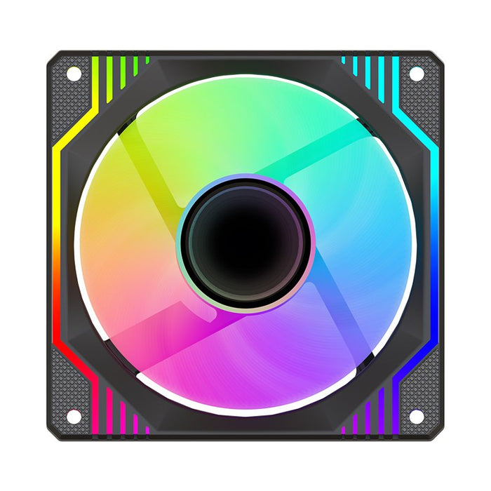 EAN 8435099533962 - KeepOut XFC-120DRM sistema de refrigeración para ordenador Carcasa del ordenador Ventilador 12 cm Negro imagen 3