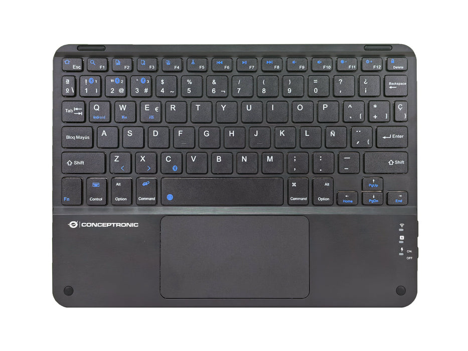 EAN 4015867238851 - Conceptronic TOBIN01BES teclado Universal Bluetooth QWERTY Español Negro imagen 1