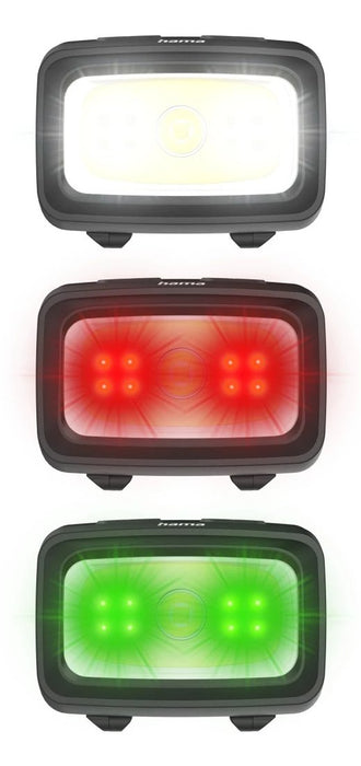 EAN 4047443534965 - Hama HL350 Negro, Azul, Amarillo Linterna con cinta para cabeza LED imagen 3