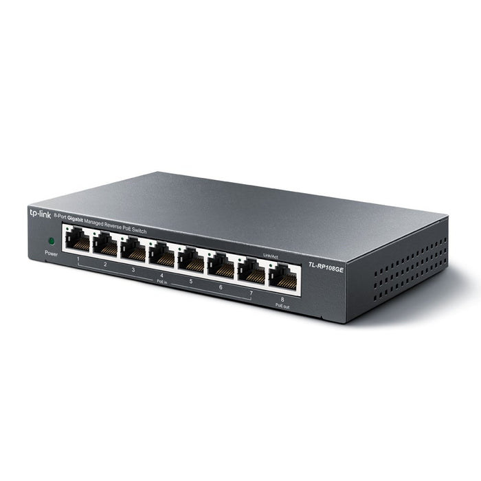 EAN 6935364052706 - TP-Link TL-RP108GE switch Gestionado L2 Gigabit Ethernet (10/100/1000) Energía sobre Ethernet (PoE) Negro imagen 2