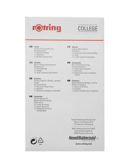 EAN 3501170699386 - Rotring Isograph Set Caja de papel imagen 3