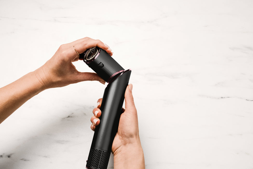 EAN 622356270601 - Shark FlexStyle HD424EU Herramienta de peinado con múltiples accesorios Caliente Negro, Oro rosa 1400 W 2, imagen 28