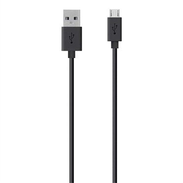 EAN 0722868973097 - Belkin USB A - Micro-USB, 2m cable USB USB 2.0 Micro-USB B Negro imagen 1