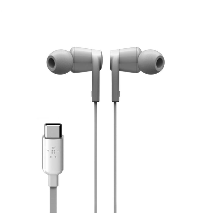 EAN 0745883775538 - Belkin ROCKSTAR Auriculares Alámbrico Dentro de oído Llamadas/Música USB Tipo C Blanco imagen 5