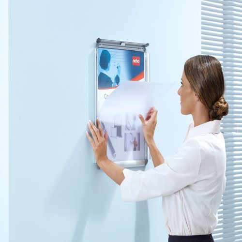 EAN 5028252194099 - Nobo 1902213 tablón para notas Interior / exterior Plata Aluminio imagen 4