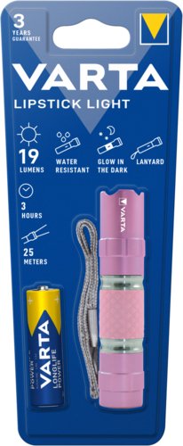 EAN 4008496746507 - Varta Lipstik Rosa Linterna universal LED imagen 2