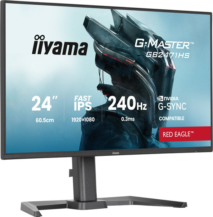 EAN 4948570126392 - iiyama G-MASTER GB2471HS-B1 pantalla para PC 60,5 cm (23.8") 1920 x 1080 Pixeles Full HD Negro imagen 4