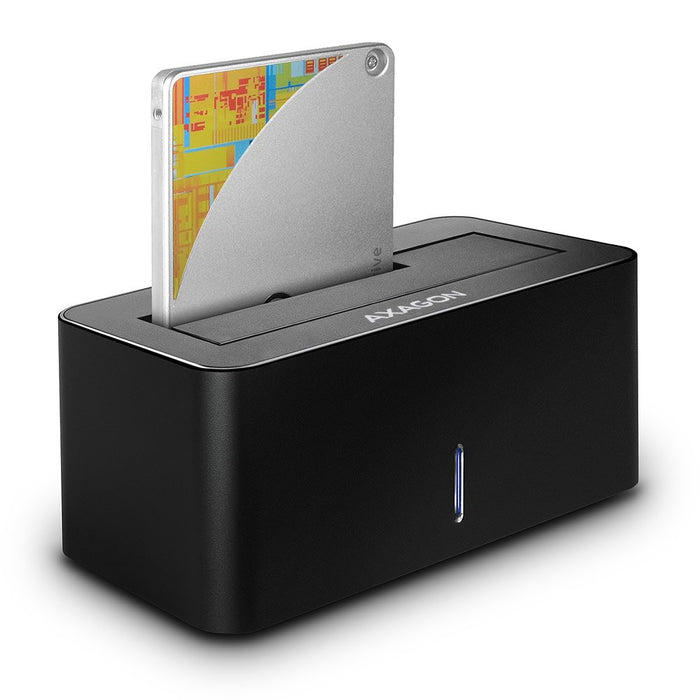 EAN 8595247905383 - Axagon ADSA-SN base de conexión para disco duro USB 3.2 Gen 1 (3.1 Gen 1) Type-A Negro imagen 2