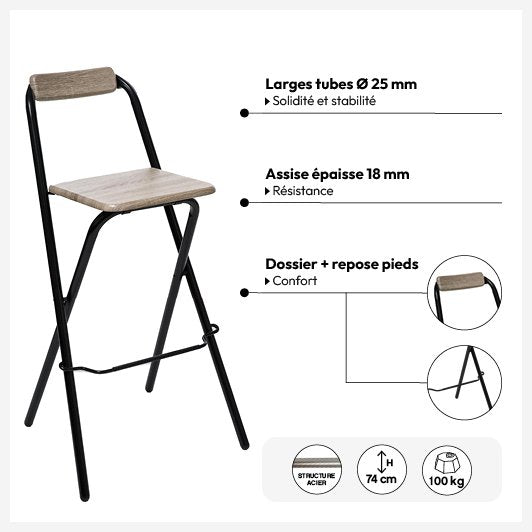 EAN 3560238963395 - 5Five 140293A silla de restaurante y comedor imagen 4