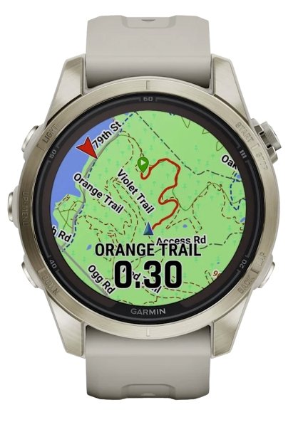 EAN 753759317652 - Garmin fēnix 7S Pro 3,05 cm (1.2") MIP 42 mm Digital 240 x 240 Pixeles Pantalla táctil Oro, Luz metálico W imagen 8