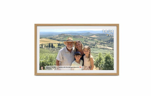 EAN 5706751088889 - Denver PFF-3263LW marco fotográfico digital Madera 80 cm (31.5") Pantalla táctil Wifi imagen 1