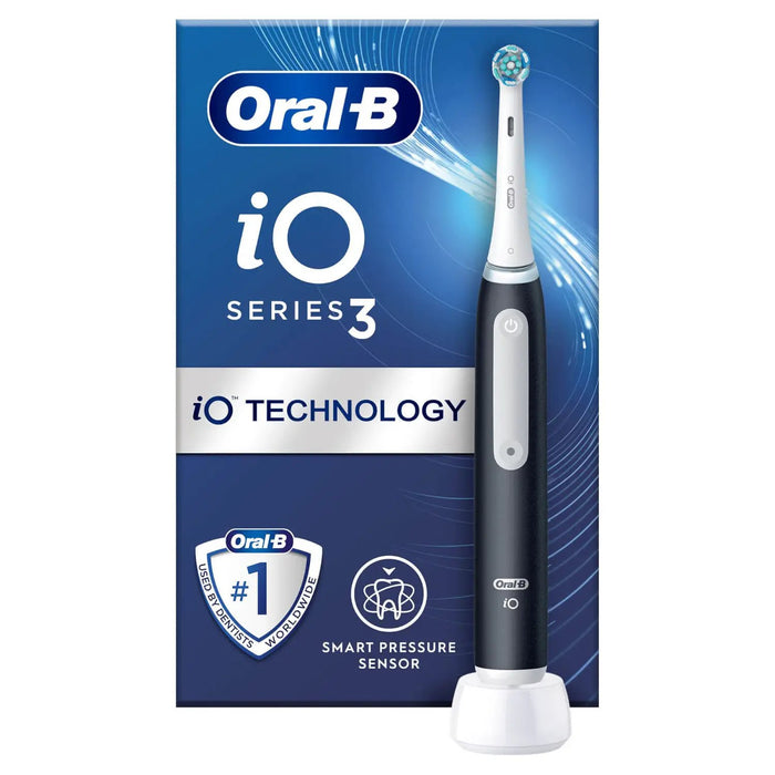 EAN 8006540730898 - Oral-B iO 3 Matte Adulto Cepillo dental vibratorio Negro, Blanco imagen 2