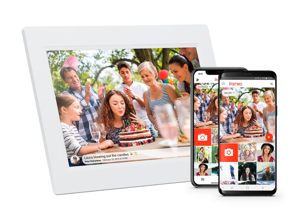 EAN 5706751061561 - Denver PFF-1015W marco fotográfico digital Blanco 25,6 cm (10.1") Pantalla táctil Wifi imagen 5