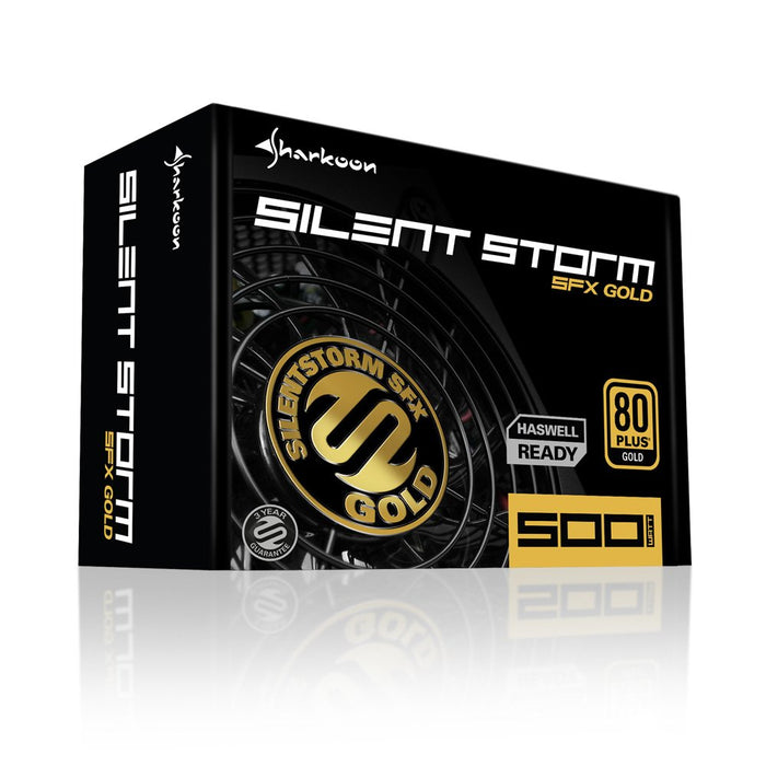 EAN 4044951016419 - Sharkoon SilentStorm SFX Gold unidad de fuente de alimentación 500 W 20+4 pin ATX Negro imagen 6