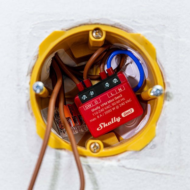 EAN 3800235261590 - Shelly 1PM Mini Gen3 Interruptor inteligente 1P Rojo imagen 3