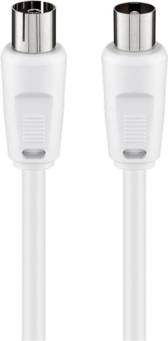 EAN 4040849115110 - Goobay 11511 cable coaxial 2,5 m Blanco imagen 1