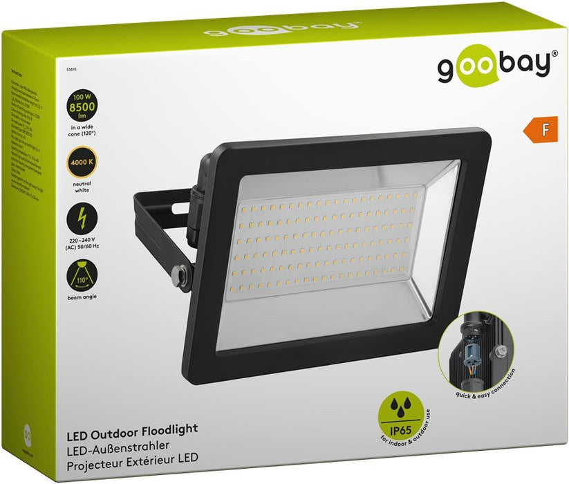EAN 4040849538766 - Goobay 53876 Reflector Negro 100 W LED F imagen 8