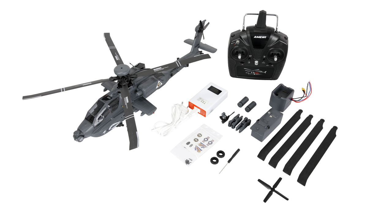 EAN 4262500344893 - Amewi Apache AH-64D modelo controlado por radio Helicóptero Motor eléctrico 1:32 imagen 2