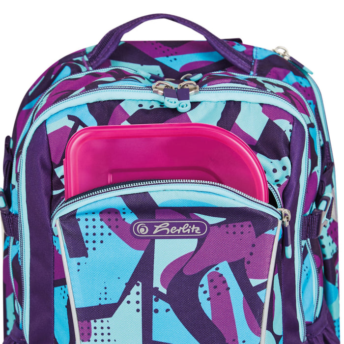 EAN 4008110344751 - Herlitz Ultimate CamoPurple mochila Mochila escolar Azul, Púrpura Poliéster imagen 9