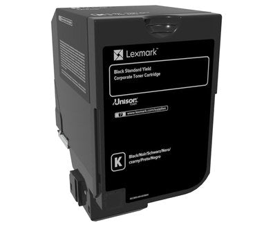 EAN 0734646614238 - Lexmark 74C2SKE cartucho de tóner 1 pieza(s) Original Negro imagen 1
