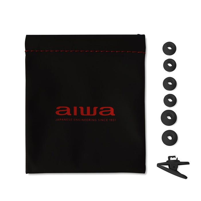 EAN 8435256896657 - Aiwa ESTM-500BK auricular y casco Auriculares Alámbrico Dentro de oído Música Negro imagen 4