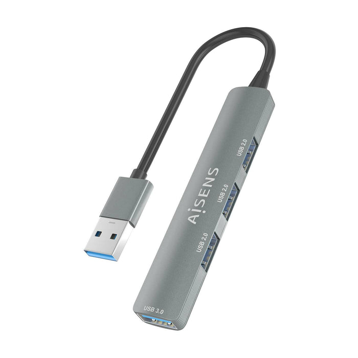 EAN 8435739901137 - AISENS A106-0859 hub de interfaz USB 3.2 Gen 1 (3.1 Gen 1) Type-A 5000 Mbit/s imagen 3
