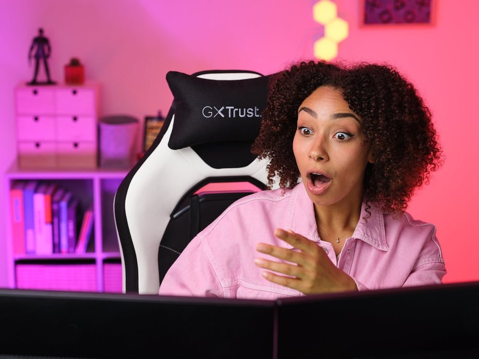 EAN 8713439250657 - Trust GXT 714 RUYA Silla para videojuegos universal Negro, Blanco imagen 8