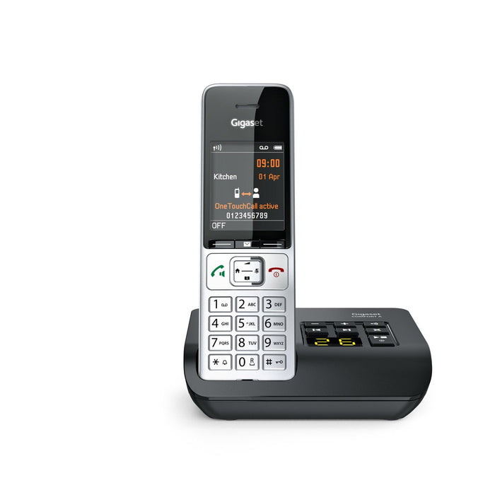EAN 4250366866628 - Gigaset COMFORT 500A Teléfono DECT/analógico Identificador de llamadas Negro, Plata imagen 5