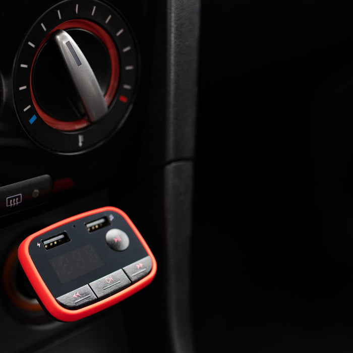 EAN 5901986044390 - Savio TR-10 transmisor FM 87 - 108 MHz Bluetooth/USB Negro, Rojo imagen 10