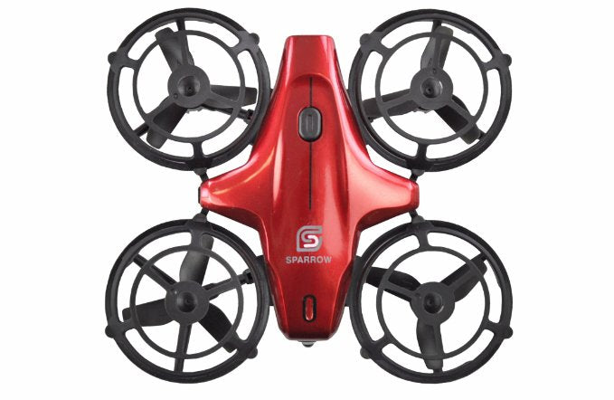 EAN 4260768517141 - Amewi 25324 dron con cámara Minidrón 300 mAh Negro, Rojo imagen 4