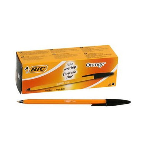 EAN 3086121101144 - BIC Orange Fine Negro Bolígrafo Fino 20 pieza(s) imagen 1