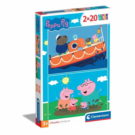 EAN 8005125247974 - Clementoni Supercolor Peppa Pig Puzzle rompecabezas 20 pieza(s) Dibujos imagen 1