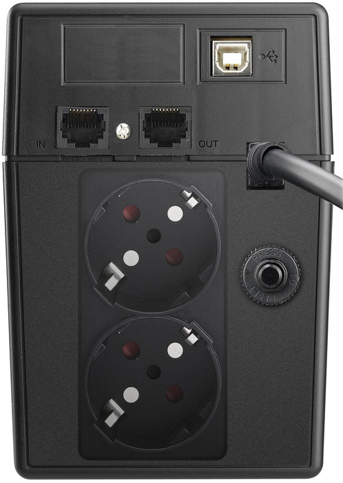 EAN 4260074976298 - PowerWalker VI 600 SW sistema de alimentación ininterrumpida (UPS) Línea interactiva 0,6 kVA 360 W 2 sali imagen 4