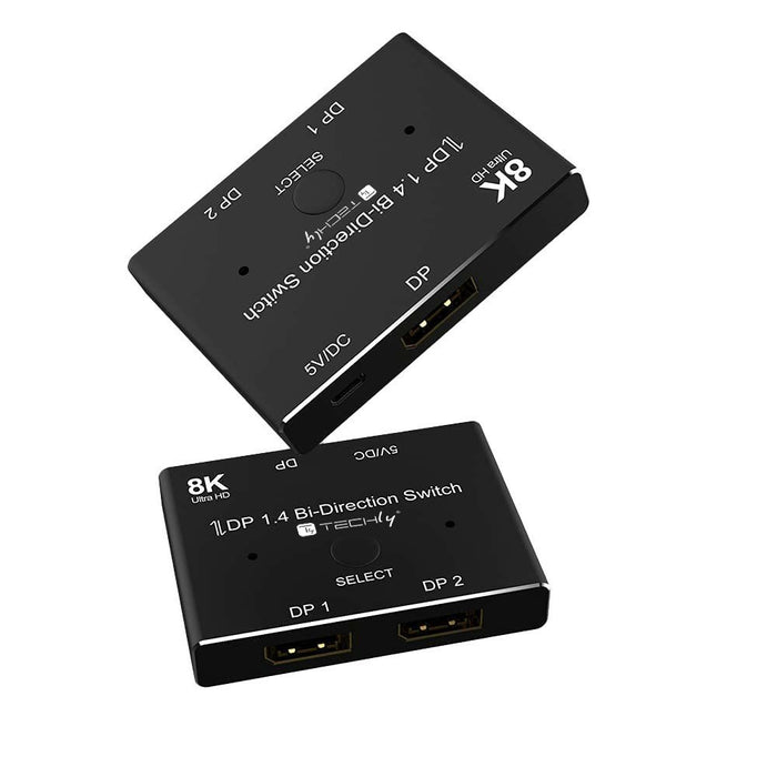 EAN 8059018365535 - Techly IDATA-DP-2DP-8KT interruptor de video DisplayPort imagen 2