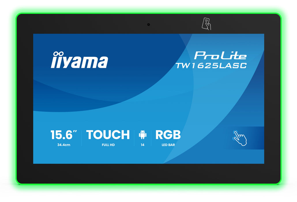 EAN 4948570125692 - iiyama TW1625LASC-B3PNR pantalla de señalización Panel plano interactivo 39,6 cm (15.6") LED Wifi 450 cd  imagen 2