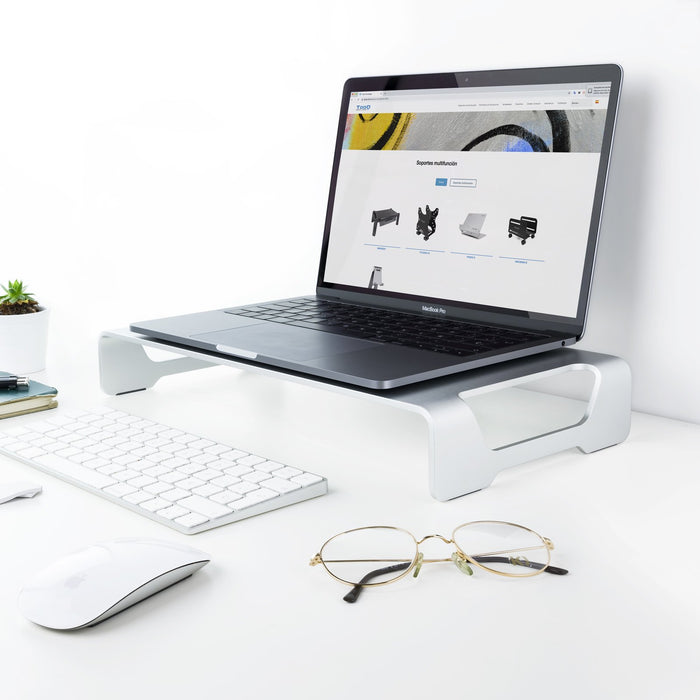 EAN 8433281010239 - TooQ TQMR0004 soporte para monitor 33 cm (13") Escritorio Plata imagen 6