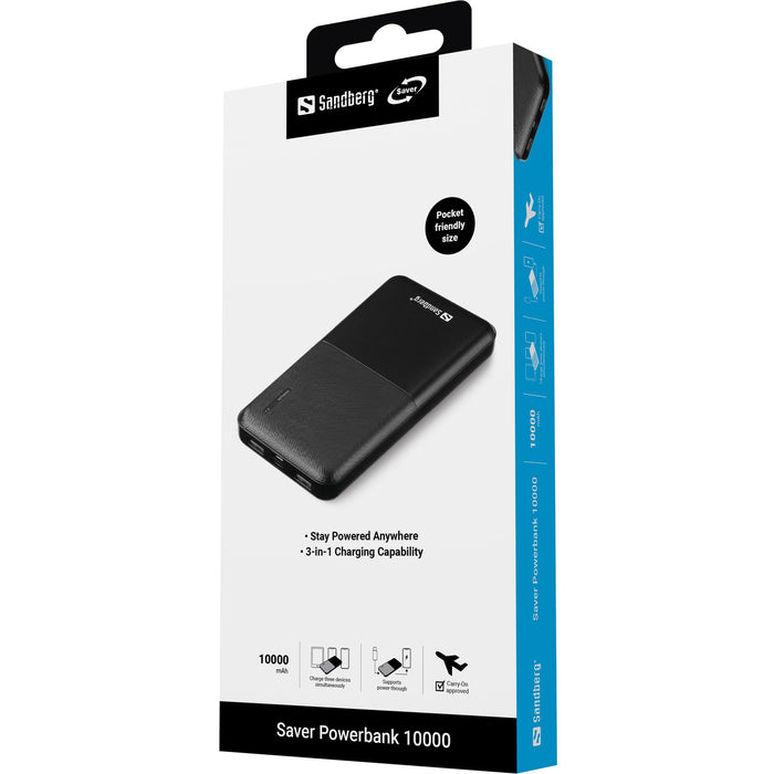 EAN 5705730320347 - Sandberg 320-34 batería externa Polímero de litio 10000 mAh Negro imagen 3