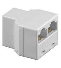 EAN 4040849930560 - Goobay RJ-45 Adapter 2x RJ-45 Blanco imagen 1