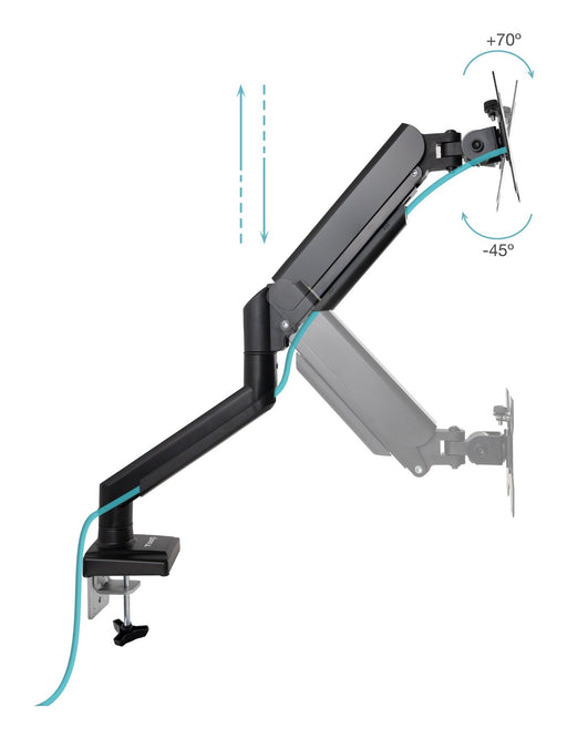 EAN 8433281015449 - TooQ DB1334TNR-B soporte para monitor 86,4 cm (34") Escritorio Negro imagen 2