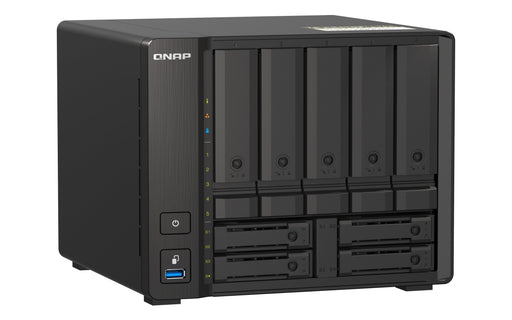 EAN 4713213518649 - QNAP TS-H973AX NAS Torre Ryzen Embedded V1500B 8 GB DDR4 0 TB QuTS hero Negro imagen 2