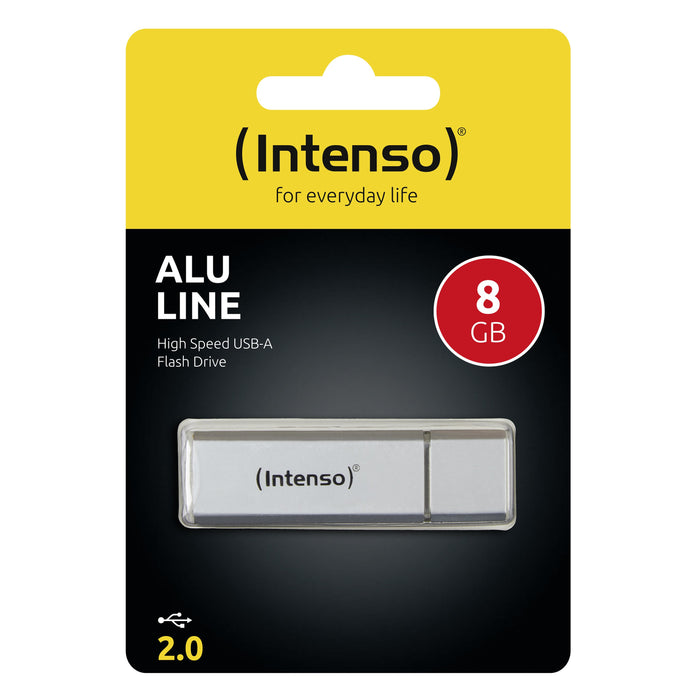 EAN 4034303016273 - Intenso Alu Line unidad flash USB 8 GB USB tipo A 2.0 Plata imagen 3