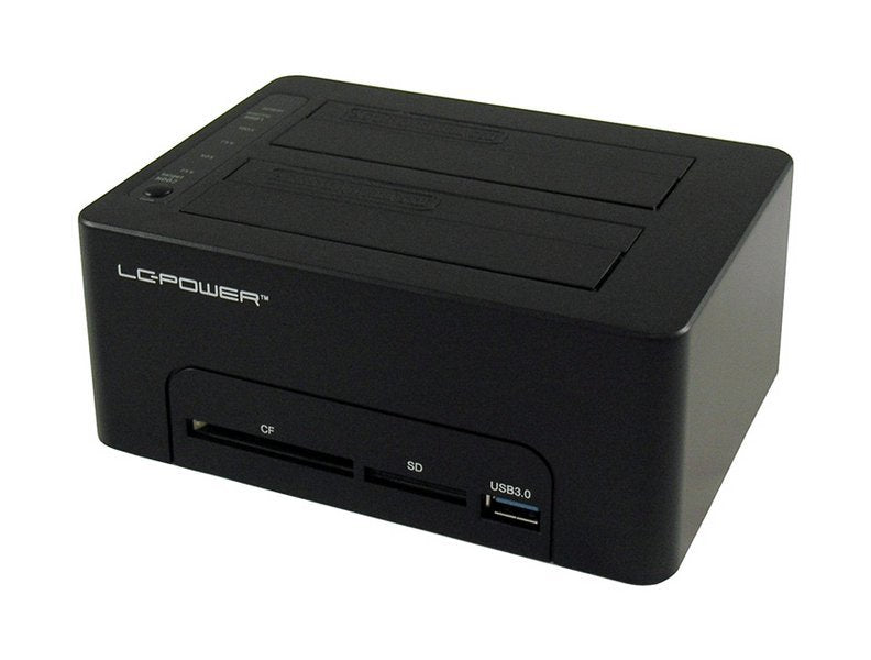 EAN 4260070120299 - LC-Power LC-DOCK-U3-CR base de conexión para disco duro USB 3.2 Gen 1 (3.1 Gen 1) Type-A Negro imagen 1