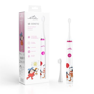 EAN 8590393324514 - Eta Sonetic Kids Maxipes Niño Cepillo dental sónico Rosa, Blanco imagen 1