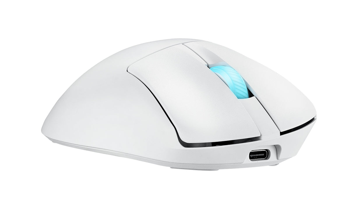 EAN 4711387951262 - ASUS ROG Keris II Origin WHT ratón Juego mano derecha RF Wireless + Bluetooth + USB Type-A Óptico 42000 D imagen 5