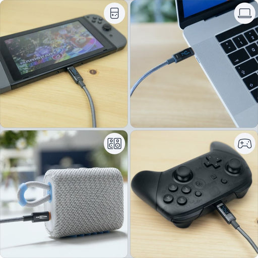 EAN 4013674197675 - Ansmann 1700-0176 cable USB USB 2.0 1,2 m USB C Antracita imagen 2